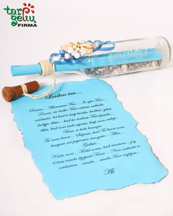 Letter in the bottle EMEIL@S