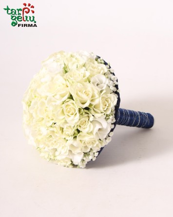 Bride`s bouquets BLUE & WHITE