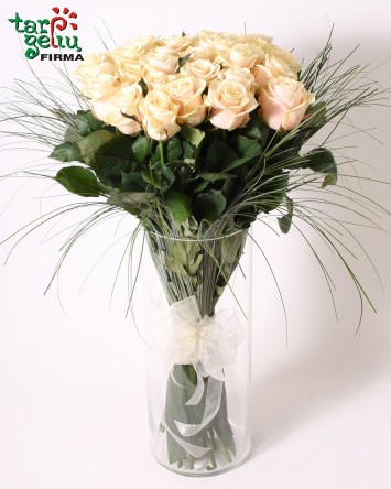 Cream Roses Bouquet