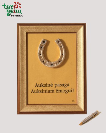 Auksinė pasaga auksiniam žmogui