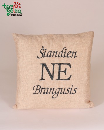 Pagalvėlė "Šiandien TAIP/NE brangusis"