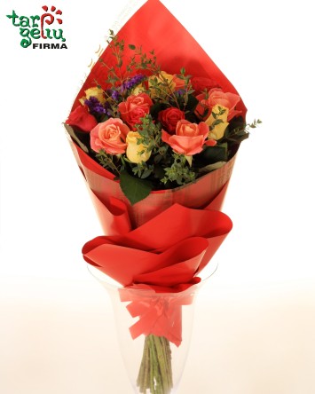 Bouquet of roses "Autumn love"