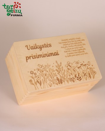 Krikštadėžė "Vaikystės prisiminimai"