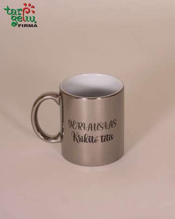 Puodelis "Geriausias krikšto tėtis/mamytė"