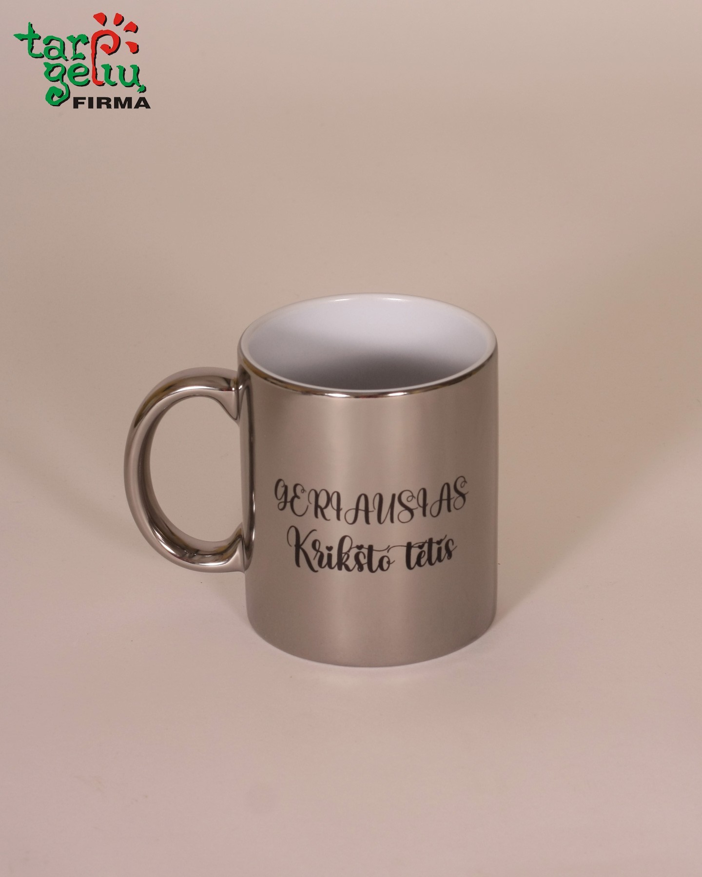 Puodelis "Geriausias krikšto tėtis/mamytė"