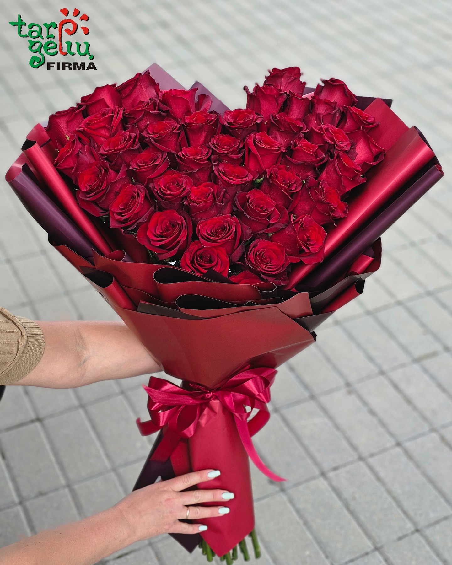 Bouquet of roses "Heart"