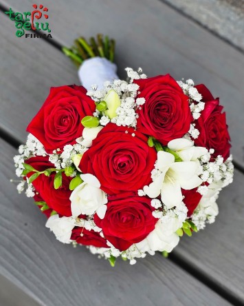 Vestuvinė puokštė "Balta...